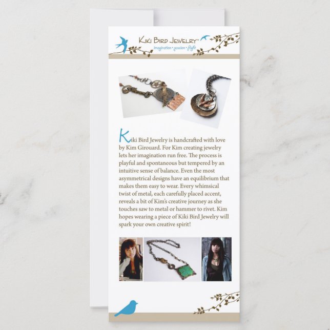 Kiki Bird Jewelry (Anverso)