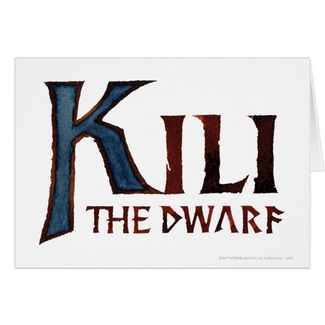 KILI THE DWARF™ Name (Anverso (Horizontal))