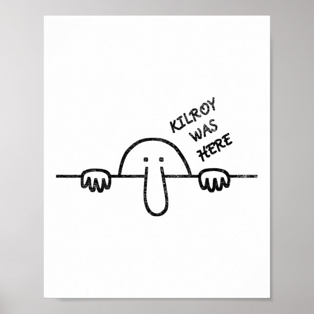 Kilroy Estaba Aquí, Arte De Graffiti (Frente)