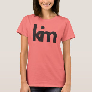 Kim, camiseta de manga corta personalizada