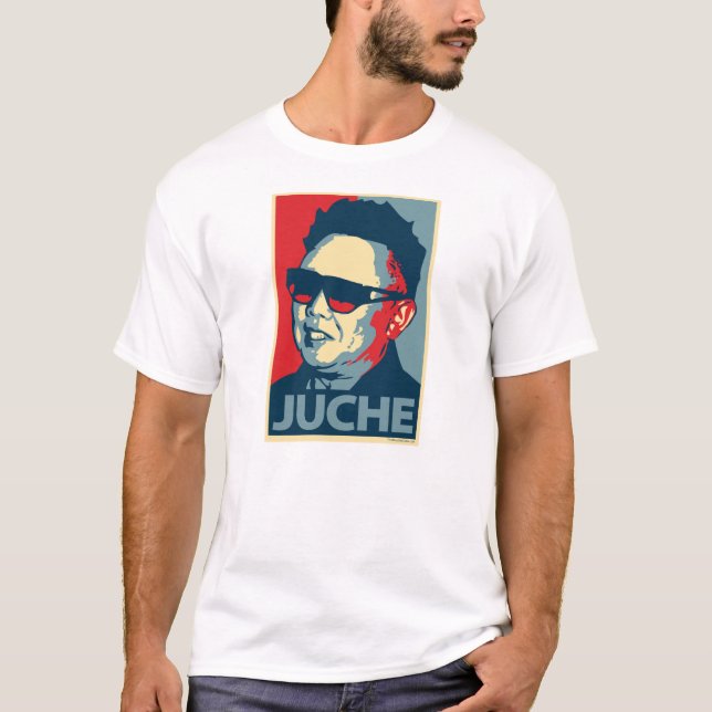 Kim Jong Il - Juche: Camiseta de OHP (Anverso)