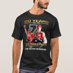 Kimi-Raikkonen 20 años 2001-2021 camiseta clásica