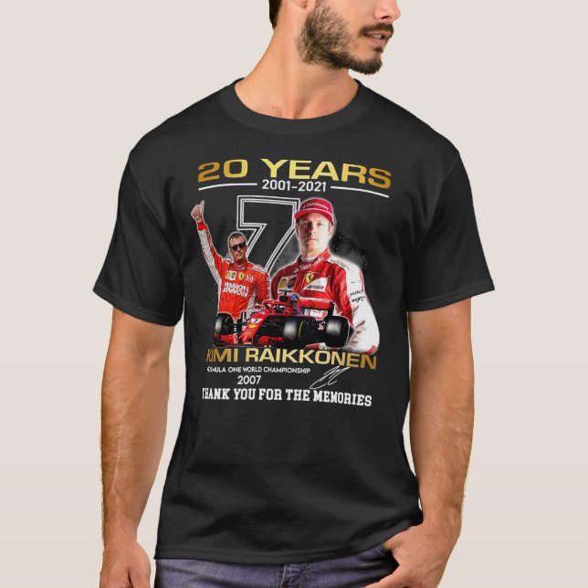 Kimi-Raikkonen 20 años 2001-2021 camiseta clásica (Anverso)