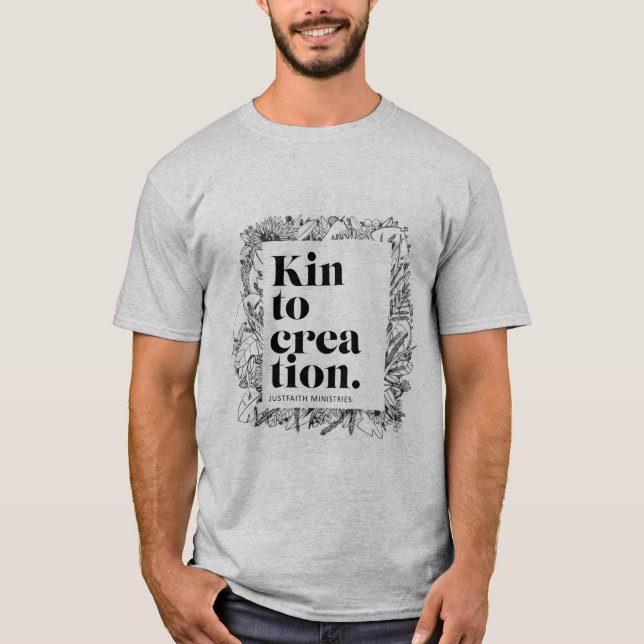 Kin to Creation - Camisetas masculinas (Anverso)