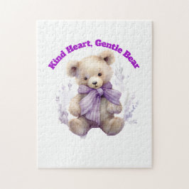 Kind Heart Gentle Bear Puzzle - Diseño Cute Bear