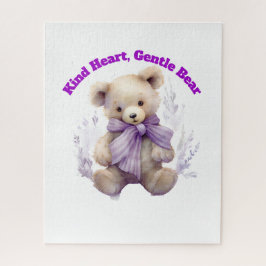 Kind Heart Gentle Bear Puzzle - Diseño Cute Bear