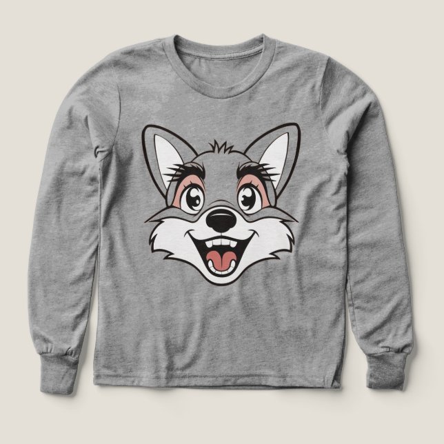 🦊 Kinder Pullover – Süßer Fuchs  (Diseño frontal)