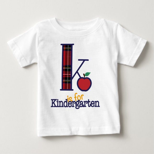 Kindergarten Top K es para la camiseta de Kinderga (Anverso)