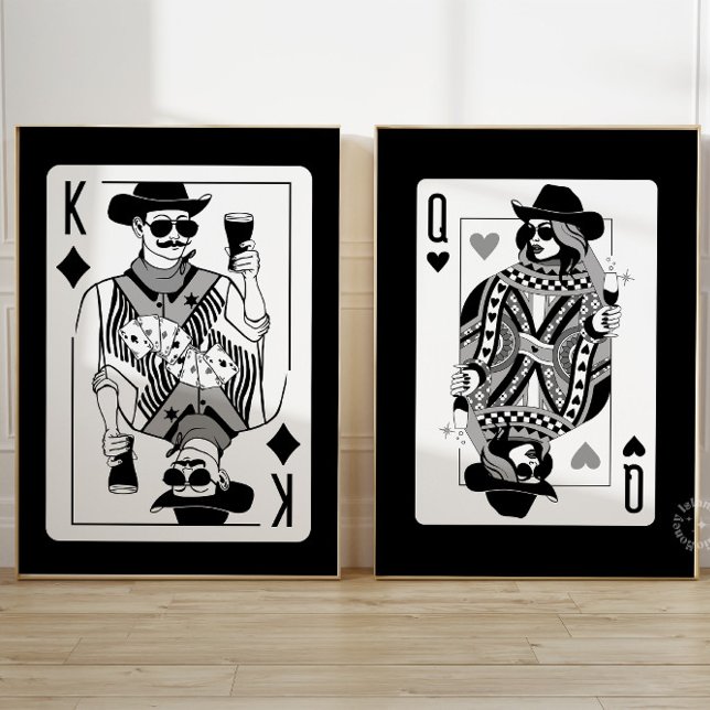 King and Queen of Hearts Wall Art Set (Subido por el creador)
