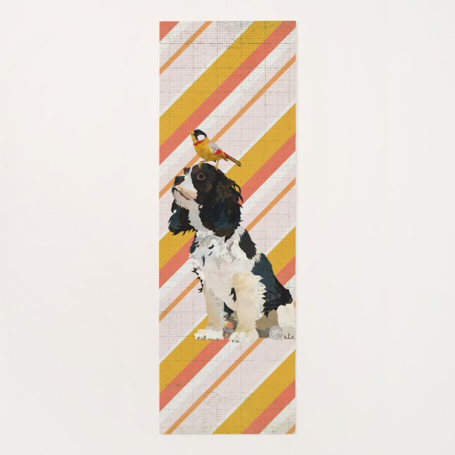 KING CAVALIER & GOLD BIRD YOGA MAT (Reverso)