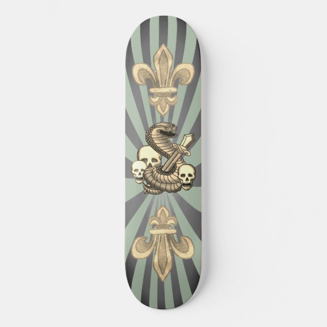 King Cobra custom name Skateboard (Anverso)