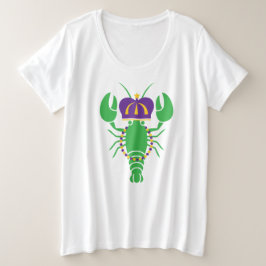King Crawfish Mardi Gras Plus Tamaño