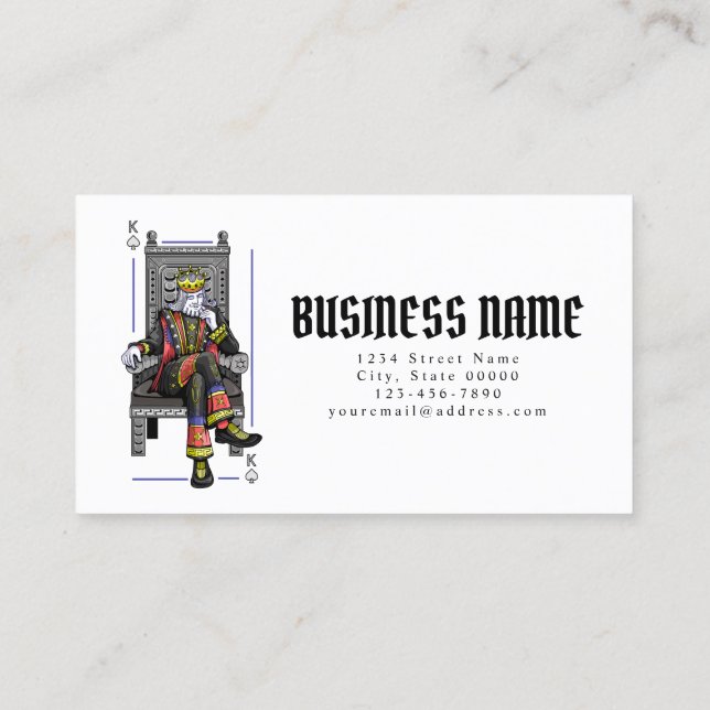 King de la tarjeta (Reverso)