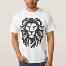 King Energy - Camiseta de León Negrita