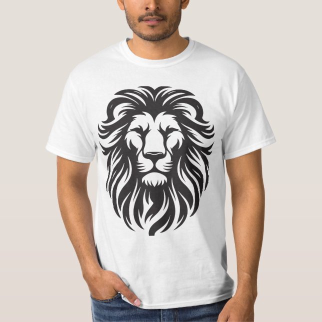 King Energy - Camiseta de León Negrita (Anverso)