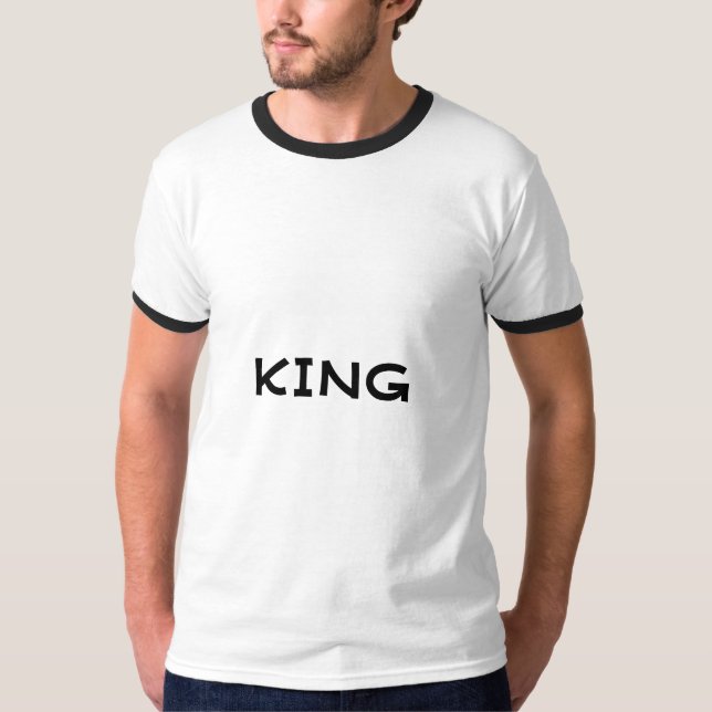 KING Front - KING está de vuelta Camiseta con impr (Anverso)