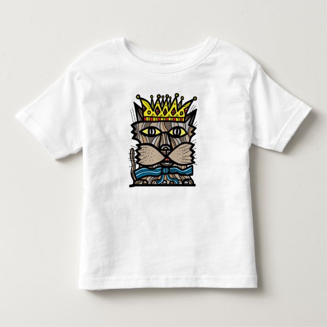 "King Kat" Toddler Fine Jersey T-Shirt (Anverso)