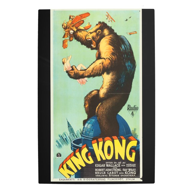 King Kong Horror Monster Movie Poster  (Anverso)