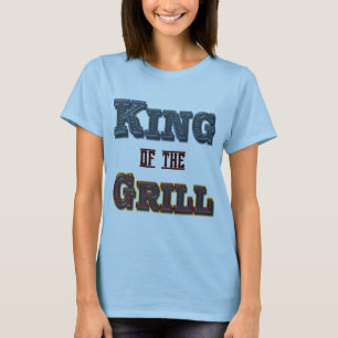King of the Grill BBQ Cocinar Camiseta