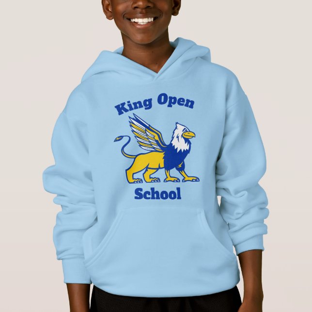 King Open' Hoodie - Niños (Anverso)