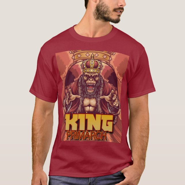 "King Primarch" - La camiseta del Pegatina del Mon (Anverso)