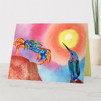 Kingfisher&Blue Crab todas las ocasiones tarjeta d