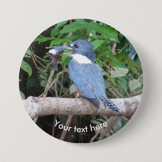 Kingfisher con botón de pescado de Costa Rica (Anverso)