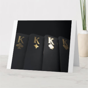 Kings De Tarjetas De Casino Black And Gold