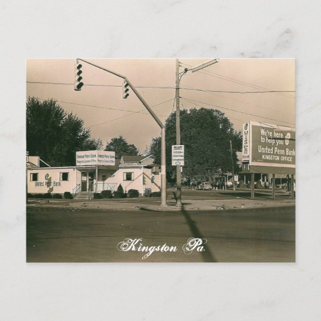 Kingston Pa. Postal (Anverso)
