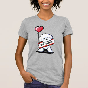 KiniArt Bichon Amor Siempre Camiseta
