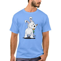 KiniArt Camiseta conejita de Pascua Westie