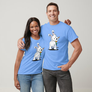 KiniArt Camiseta conejita de Pascua Westie