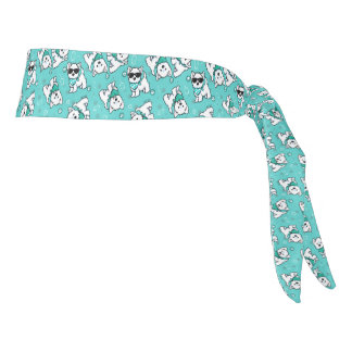 KiniArt Cutieface Westie Headband