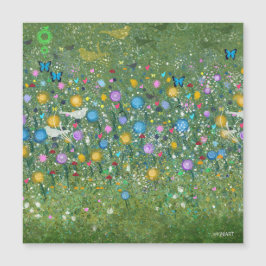 KiniArt Floral Aves de jardín y mariposas