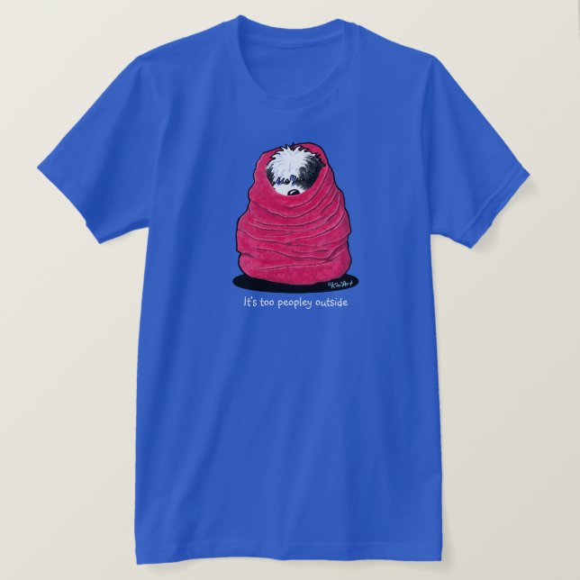 KiniArt Havanese demasiado popular camiseta (Anverso del diseño)