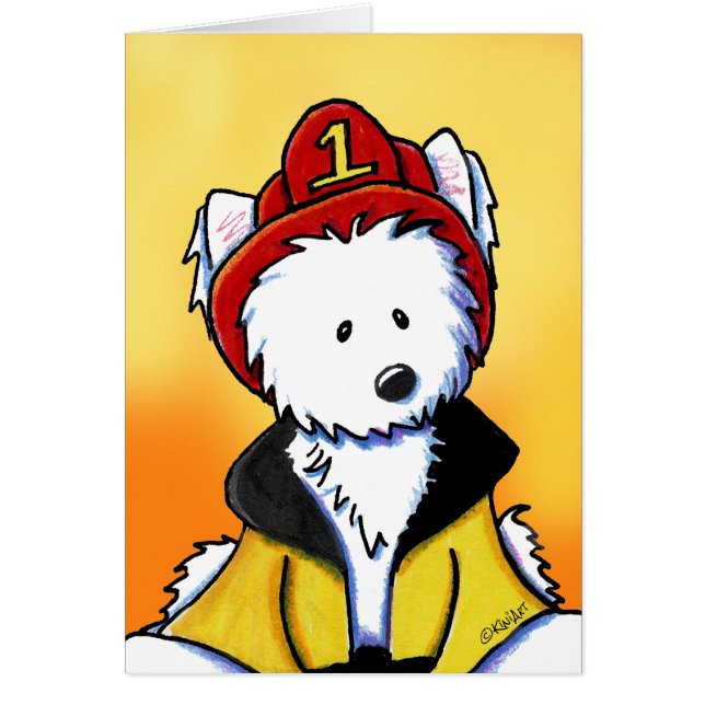 KiniArt Luchador de Fuego Westie (Frente)