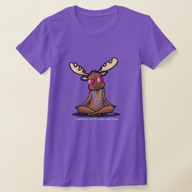KiniArt Meditando la camiseta de Moose (Distribución)