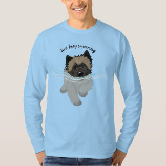 KiniArt Nadando Camiseta de Cairn Terrier