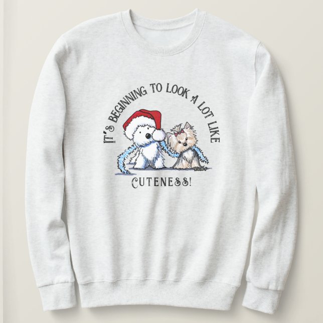 KiniArt Navidades aterradores sudadera (Anverso del diseño)