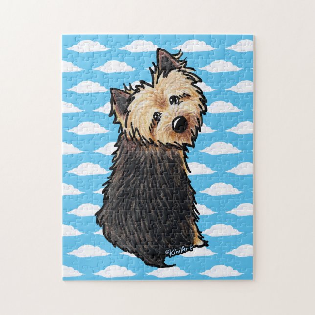 KiniArt Norwich Terrier Rompecabezas (Vertical)