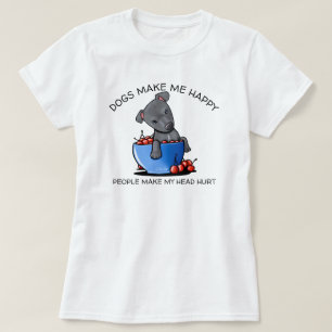 KiniArt Pitbull Perro Amantes de la camiseta