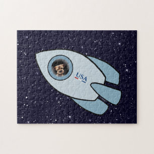 KiniArt Rompecabezas del cohete fronterizo del per