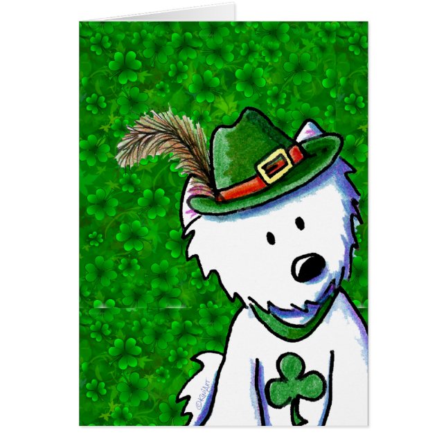 KiniArt St Paddy's Day Westie (Frente)