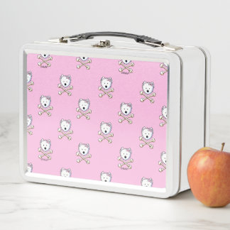 KiniArt Torrid Westies Crossbones Lonchera Rosa