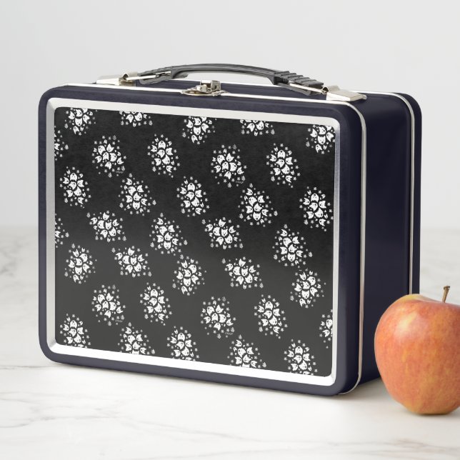 KiniArt Westie Dog Bouquets Lunchbox (In situ)