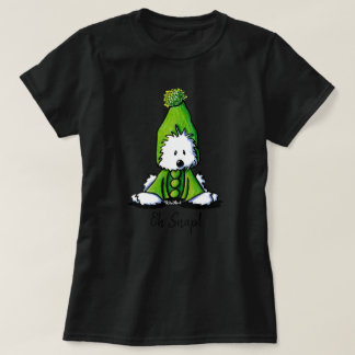KiniArt Westie Dog Pea Camiseta