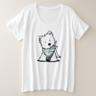 KiniArt Westie In Scarf