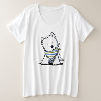 KiniArt Westie In Scarf