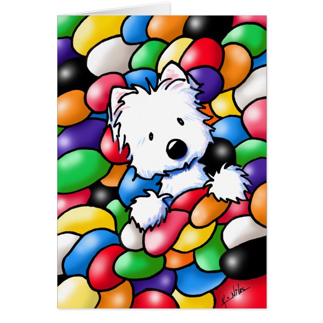 KiniArt Westie Jelly Bean (Frente)