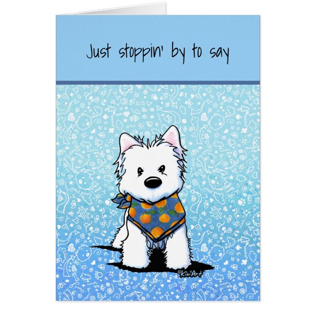 KiniArt Westie Peach (Frente)